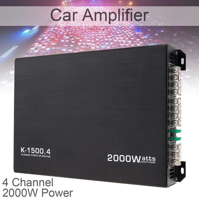 Amplificateur audio stéréo de voiture, haut-parleur de basse automatique,  son surround, caisson de basses, ampli 2 canaux, HIFI, 3800W - AliExpress
