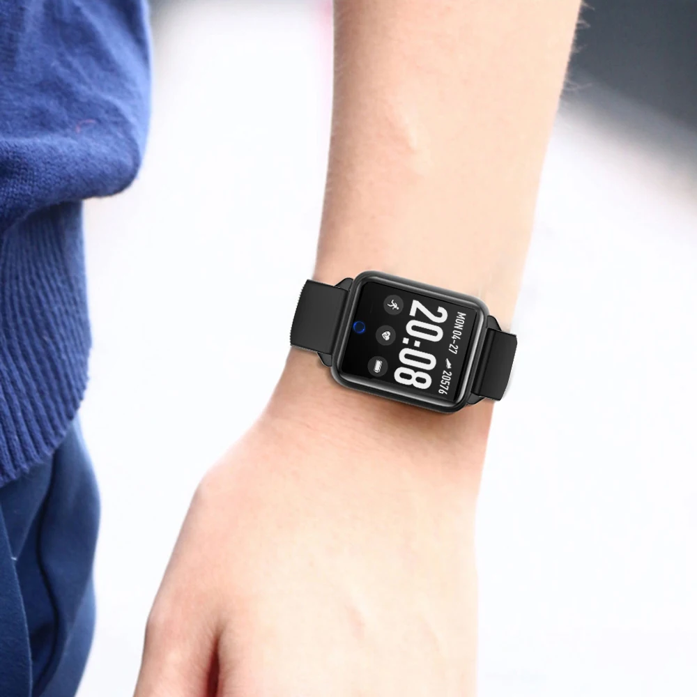 Lige New Women Smart Watch Waterproof Sport For Iphone Heart Rate Blood Pressure Function Smartwatc-6