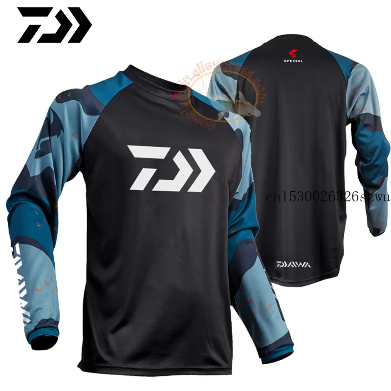 

2020 New DAIWA DAWA Fishing Clothing Spring Long Sleeve Deep Sea Sunscreen Breathable Clothes Anti-UV Ultrathin Fishing Shirt