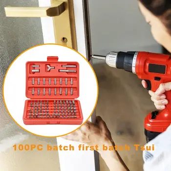 

100pcs CR-V Screwdriver Bits Set Phillips Slotted Torx Bit Repair Tools Screw Driver