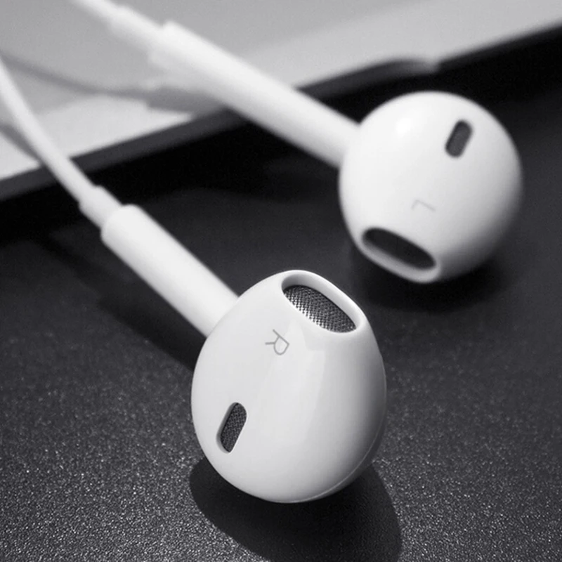 Lighting Earphone with microphone Wired Stereo Earphones for Apple iPhone 8 7 Plus X XS MAX XR iPod Wired Earphone Lightning