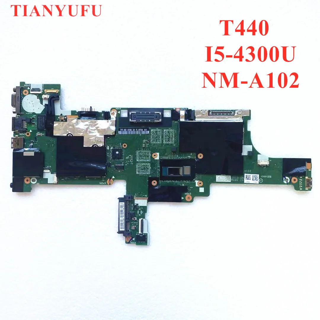 Для Lenovo Thinkpad T440 Материнская плата ноутбука VIVL0 NM-A102 материнская с I5-4300U процессор