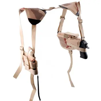

Tactical Military Cross Draw Pistol Pouch Outdoor Handgun Holster Pouch Adjustable Shoulder Holster Pouch for Outdoor