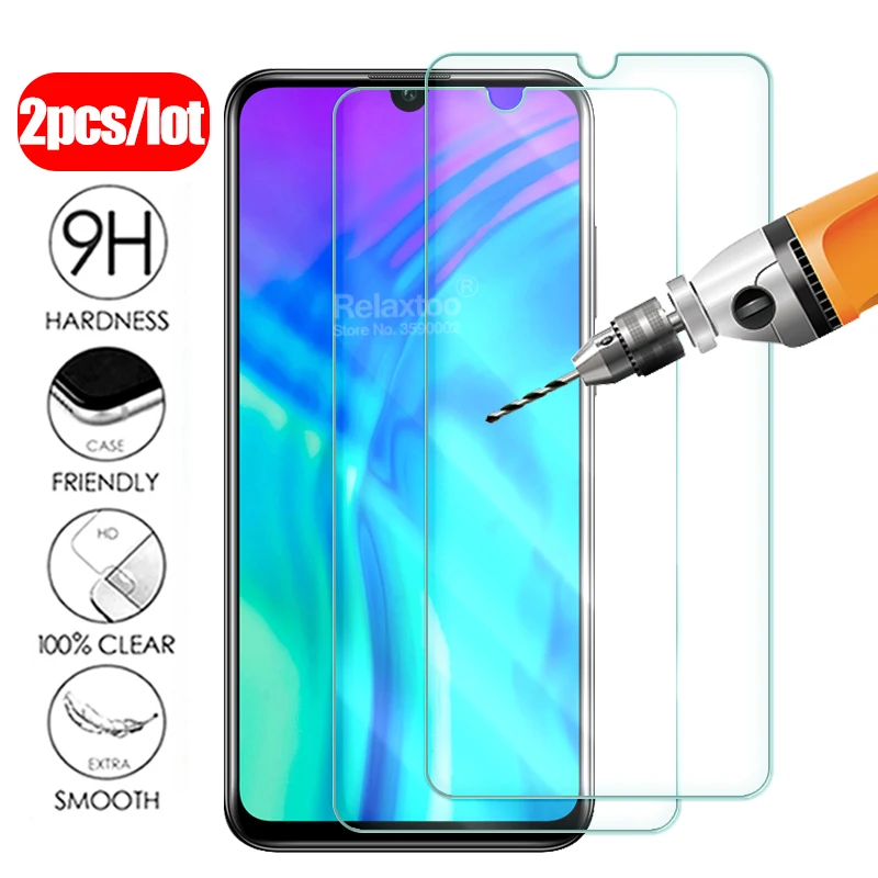 2 шт./лот Защитное стекло для huawei honor 8 s 8c 8x 8a pro 10i закаленное 10 light honor10 lite c a x