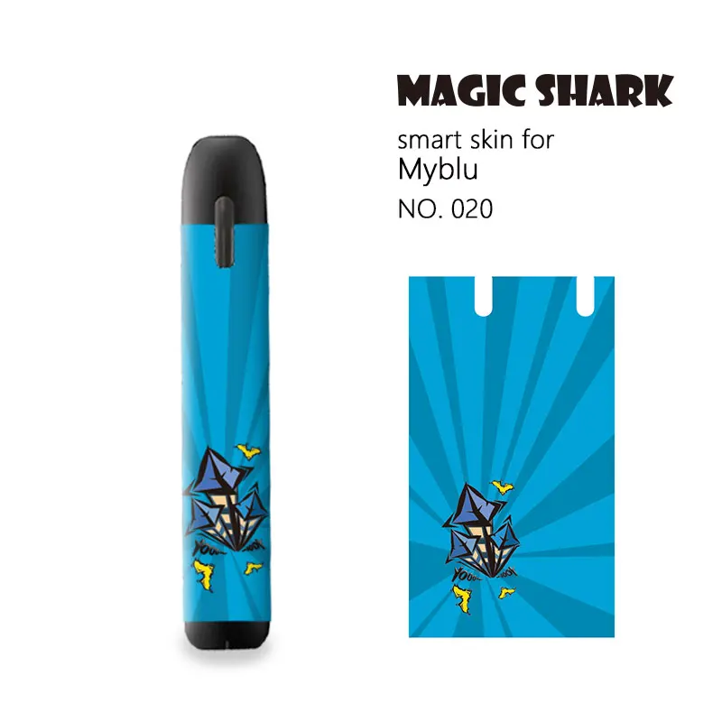 Magic Shark Zombie Ghost Mummy наклейка для Myblu аксессуар электронной сигареты чехол стерео