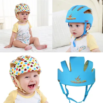 

Infants Protective Helmet Adjustable Breathable Safety Hat Helmet for Baby Kids Learning Crawling Walking Anti-Bump Head Helmet