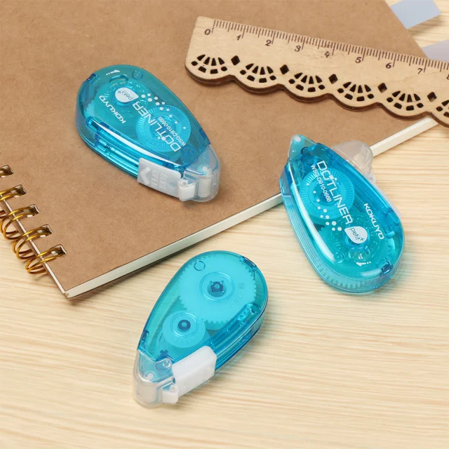Double Sided Adhesive Paper Glue Tape Dispenser Dot Liner Tape Glue Scrapbooking Crafts Adhesive Office School Supply Stationery - Correction Tape - AliExpress