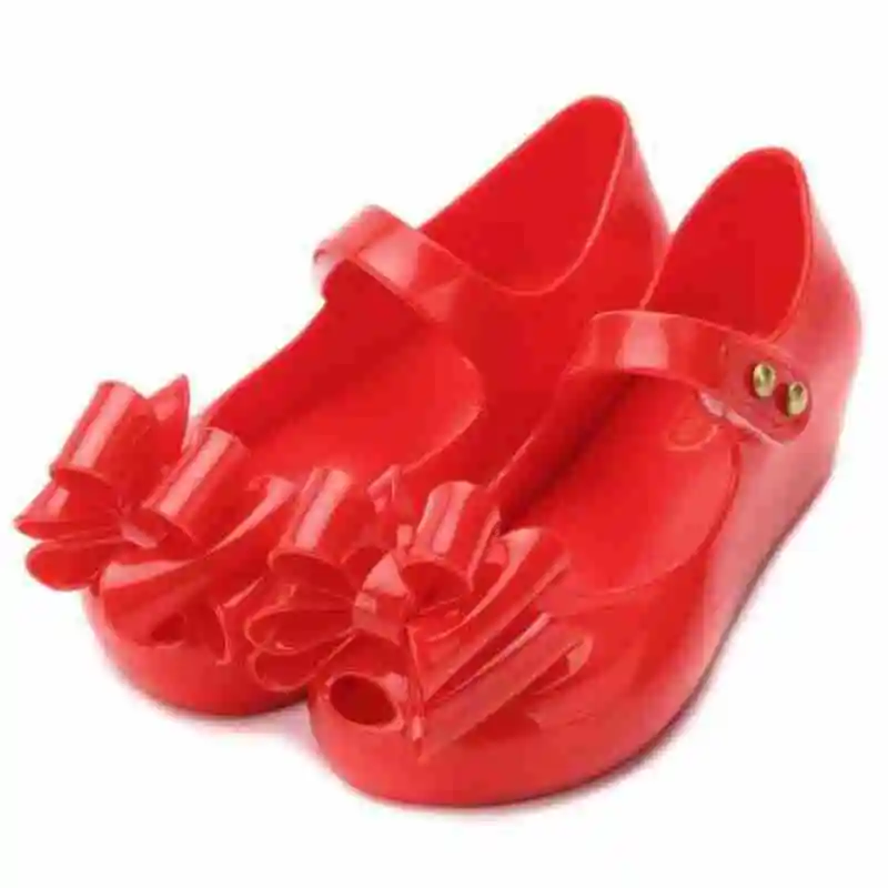 red mini melissa shoes