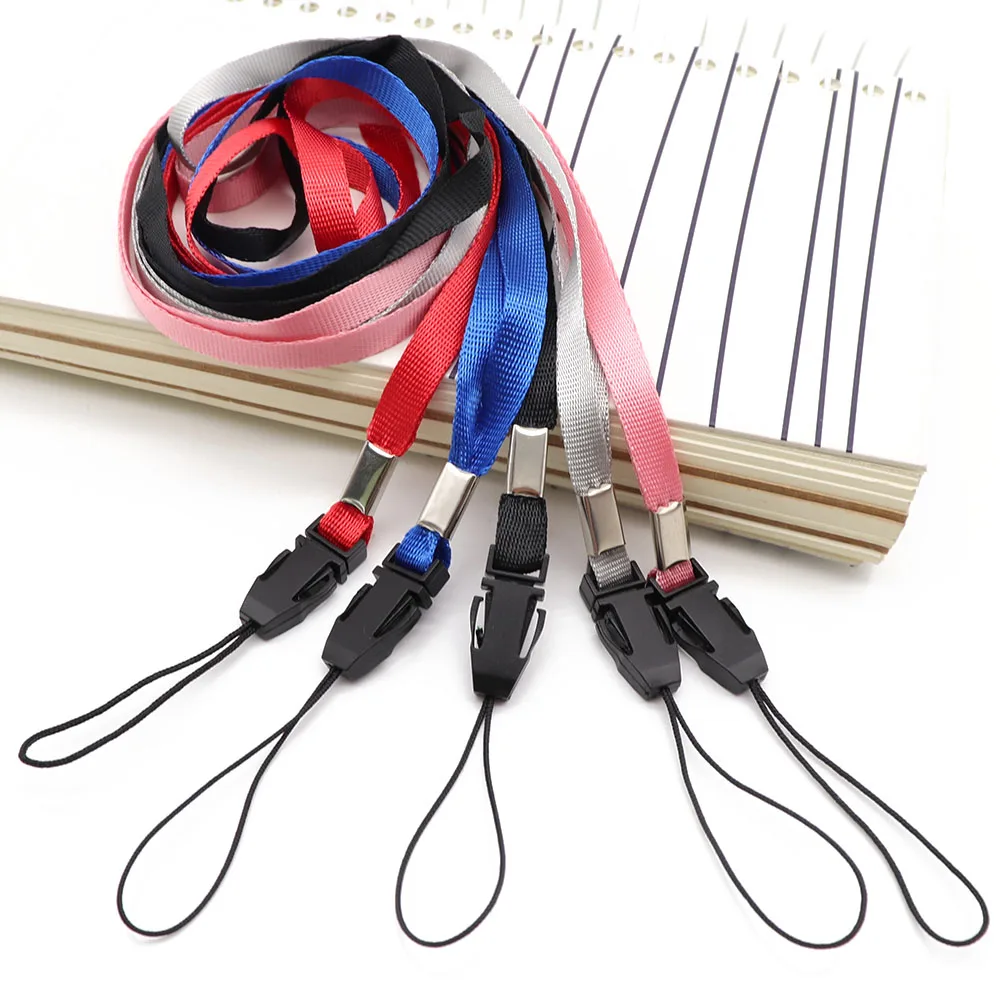 신제품 목걸이 끈, ID 패스 카드 배지, 체육관 키/휴대폰 USB 홀더, DIY 행잉 로프, Lariat 매는 밧줄, 드롭 쉬핑