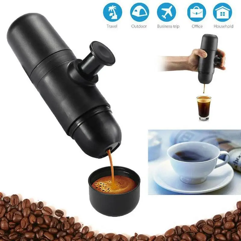 Espresso Coffee Machine Makers Italian Portable Filter Hand Pressure With Cups Travel Gadgets Camping Outdoor Coffeeware | Дом и сад