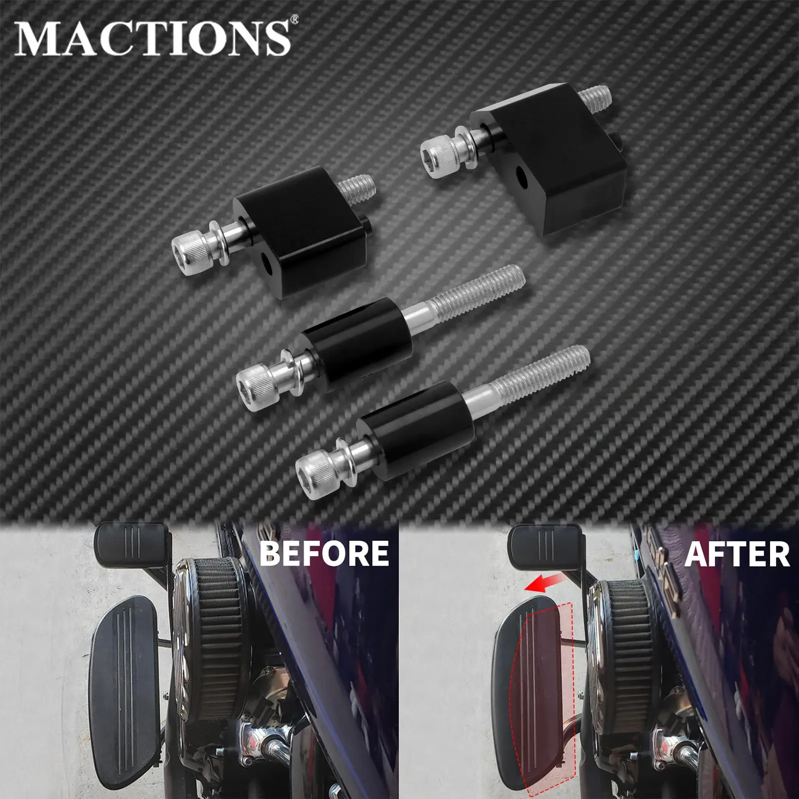 harley floorboard spacers