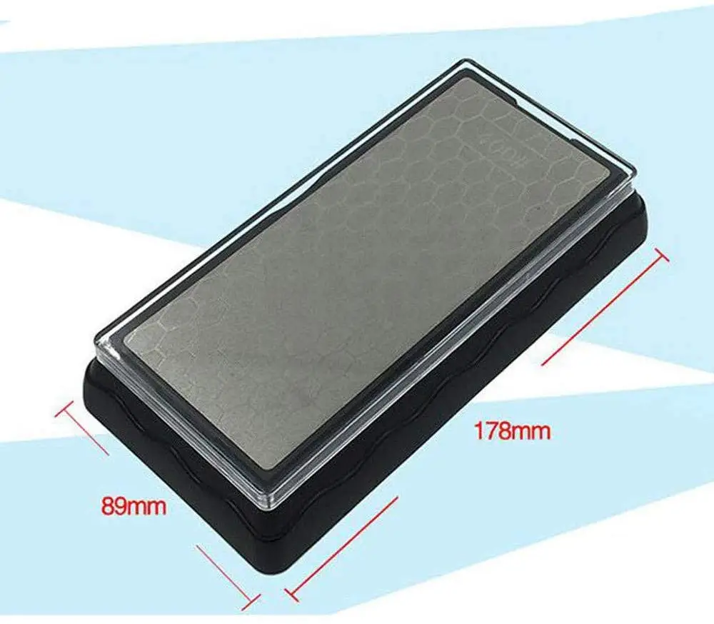 400/1000 Diamond Sharpening Stone Knives Ultra-thin Honeycomb Surface Diamond Plate Whetstone Knife Sharpener Honing Tools