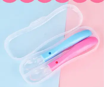 

200pcs Portable Tableware Box Storage Organizer Case Plastic Spoon Fork Travel Transparent Utensils