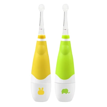 

Baby Battery Powered LED Light Electric Toothbrush with 3 Brush Heads