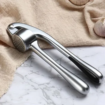 

New Zinc Alloy Garlic Presses Kitchen Tool Gadgets Pressure Mud Vegetable Fruit Press Maker Garlic Presser Gadgets