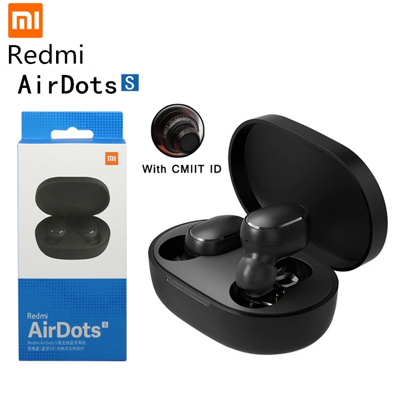TWS наушники Xiaomi Redmi Airdots 2 S Bluetooth 5 0 стерео бас с микрофоном Handsfree наушники-вкладыши