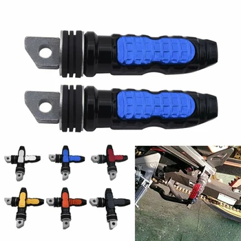 

2pcs 8MM Motorcycle Motorbike Aluminum Rear Passenger Original Foot Pegs Pedal Footrest Universal Accessories