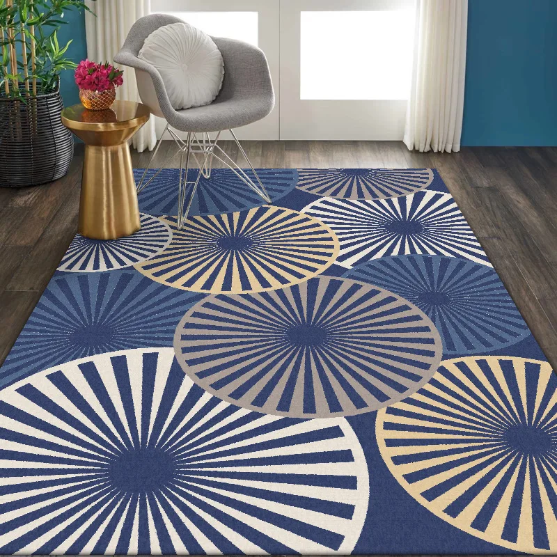 Скандинавский красочный большой диск 3D ковер спальня гостиная с кристаллами бархат Печатный цифровой ползающий коврик нескользящий фойе для чистки ковров, для дома