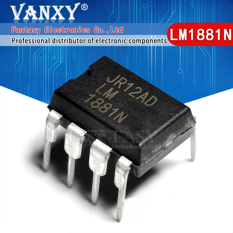 10 шт. LM1881N DIP8 LM1881 DIP 1881N DIP-8 1881 Новый и оригинальный IC | Электронные компоненты