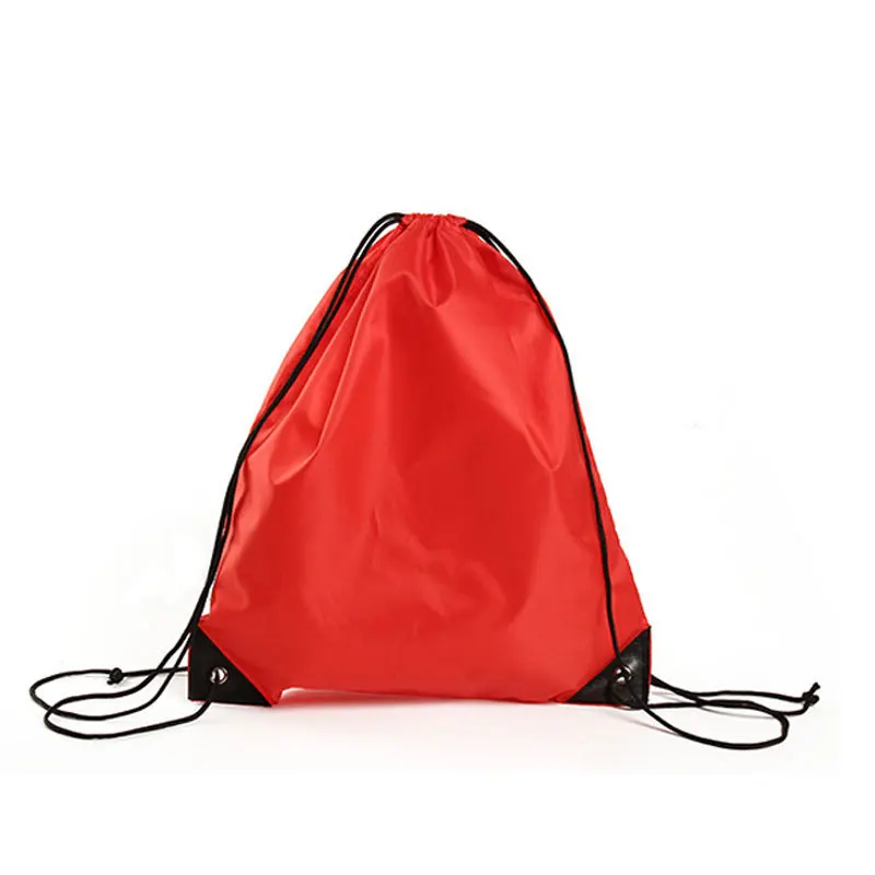 Drawstring Bag Backpack Waterproof Shoes Organizer Oxford Gym Portable Students