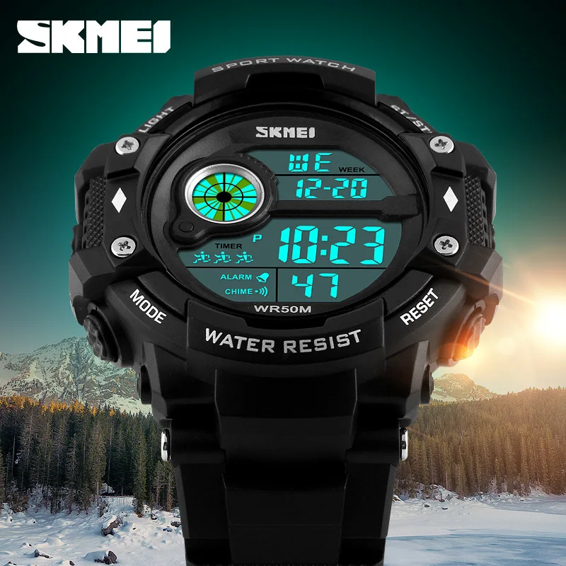

Skmei 1280 Fashion Multi-functional Sports Night Light Waterproof Electronic Watch