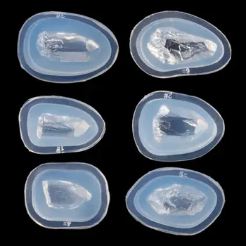 

Natural Druzy Stone Quartz Rock Cluster Epoxy Resin Mold Jewelry Making Tools