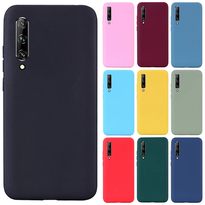 For Huawei P Smart Pro Case Silicone Shockproof Matte Soft Back Phone Case For Huawei P Smart Pro 2019 Fundas Coque Case Shell mobile flip cover