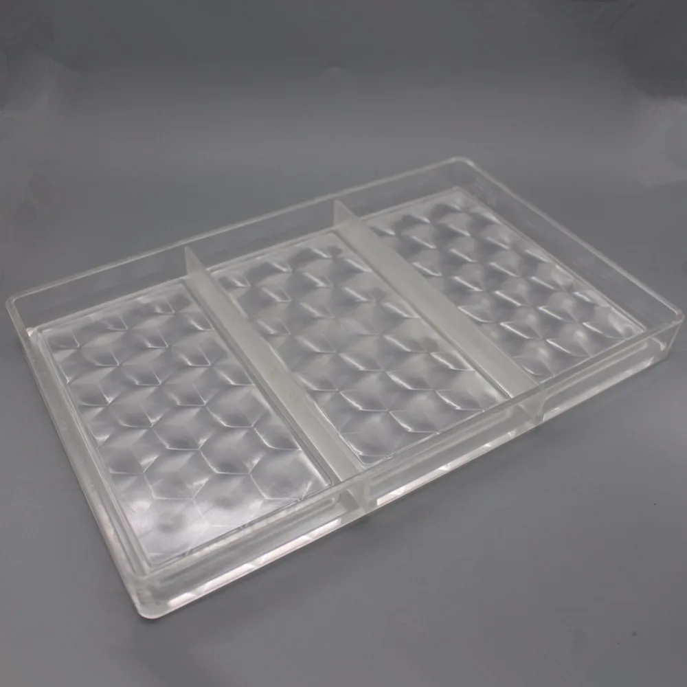 3D кубики из поликарбоната шоколадные брусья плесень|chocolate bar mold|polycarbonate chocolate