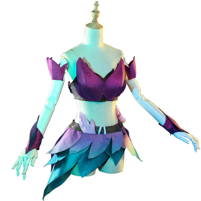 

Hot Game LOL Star Guardian Magic girl Xayah Rakan Eternal Forest Ahri Cosplay Costume Customzied Made Made Free Shipping
