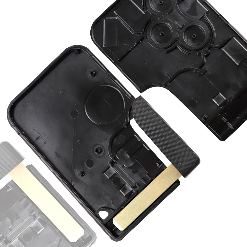 KeyforkessCar Key Fob Shell con chiave piccola 3 pulsanti Smart Card per Renault Clio Logan Megane 2 3 Koleos Scenic Card Case 20 KeyforkessCar Key Fob Shell con chiave piccola 3 pulsanti Smart Card per Renault Clio Logan Megane 2 3 Koleos Scenic Card Case - H1cb6e583d5904f1c9be06ae5701a6b3eZ