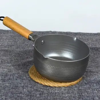 

Japanese non-stick Saucepan Food Pan with Handle Saucepan Coating Soup Pot Household Food-serving Pan with Small Dual Spouts