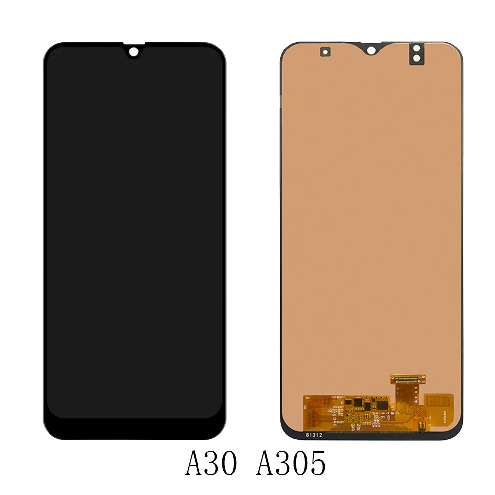 ЖК-дисплей 6 4 дюйма A305 для Samsung galaxy A30 A305/DS A305F A305FD A305A сенсорный экран Tela дигитайзер