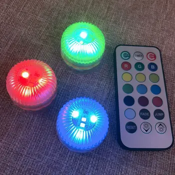 

RGB Led Candle With 12 Colors Flameless Waterproof For Vase Bathroom Holiday Party Wedding Decoration Fast Shipping New