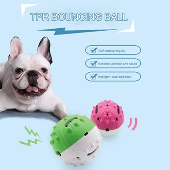 

Electronic Pet Dog Molars Ball Toy Bite Resistant Automatic Vibration Funny Dog ​​Ball Interactive Dog Training Toys P1