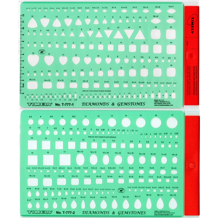 Drawing Templates Jewelry | Drafting Template | Gemstone ...