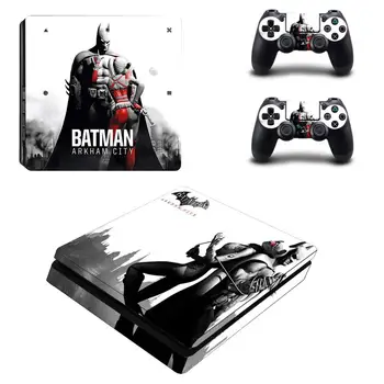 

Batman Style PS4 Slim Skin Sticker for Sony Playstation 4 Slim Console & 2 Controllers Decal Vinyl Protective Skins Style 10