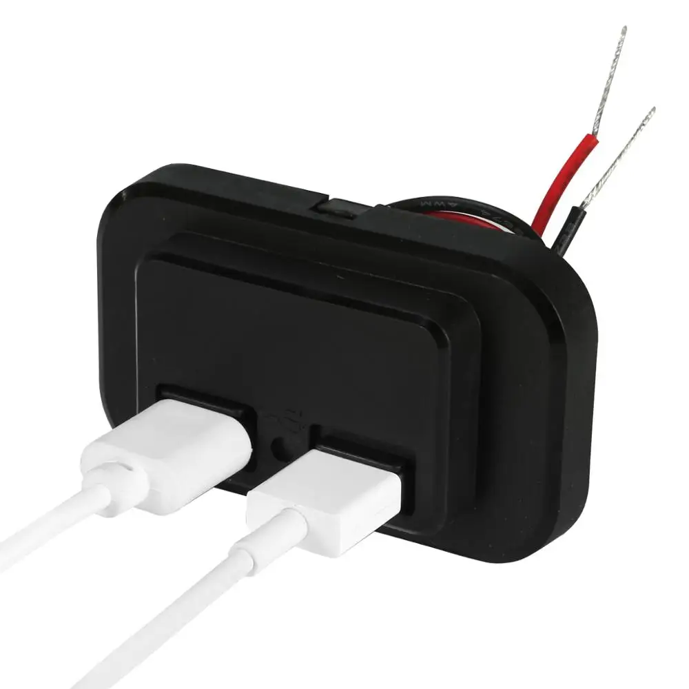 Toma De Carga Rápida Para Autocaravana 12/24V - Dual USB PD + QC3.0 36W, Resistente Al Polvo | Enchufe Para Camper, Furgoneta O Barco