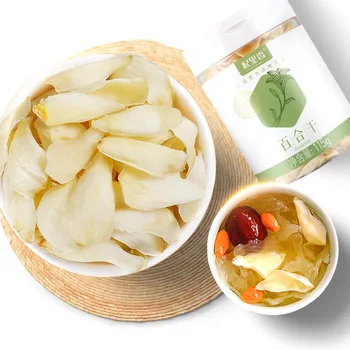 

115g Bottled Dried Lily Flower Tea Longshan Dried Lily For Weight Loss Beauty Health Care