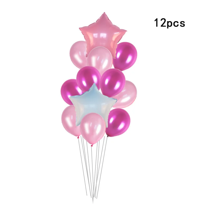 Cross Border Hot Selling Baby One-Year-Old Birthday with Numbers Balloon Set Boys And Girls Holiday Birthday Party Decorations