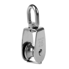 25 мм Вращающийся из нержавеющей стали трос один шкив скутер