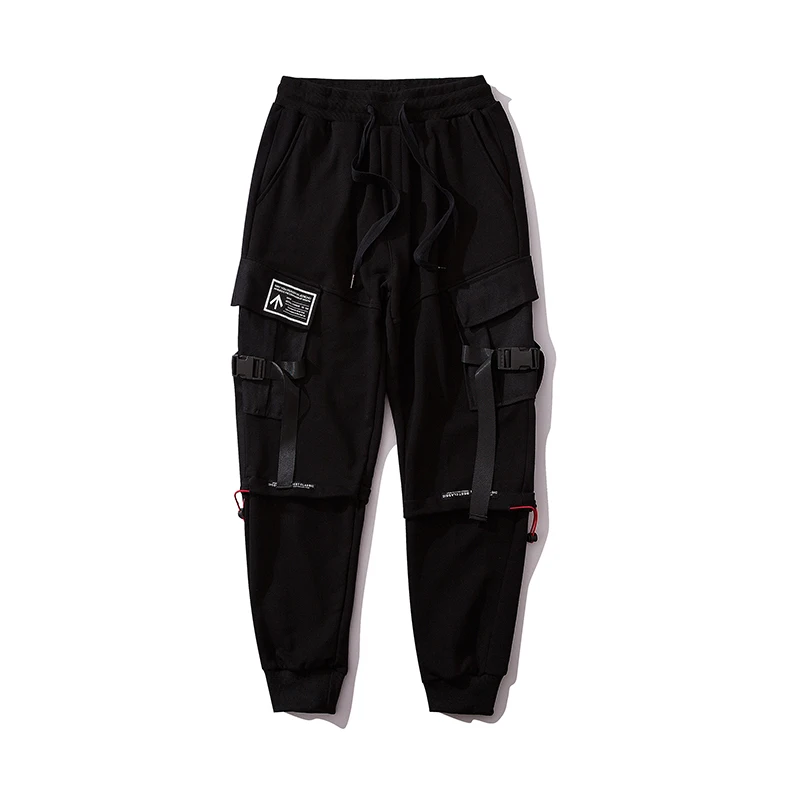 Джоггеры спортивные штаны для мужчин Уличная одежда Pantalones Hombre толстые спортивные штаны с завязками для мужчин s Свободные повседневные брюки размера плюс