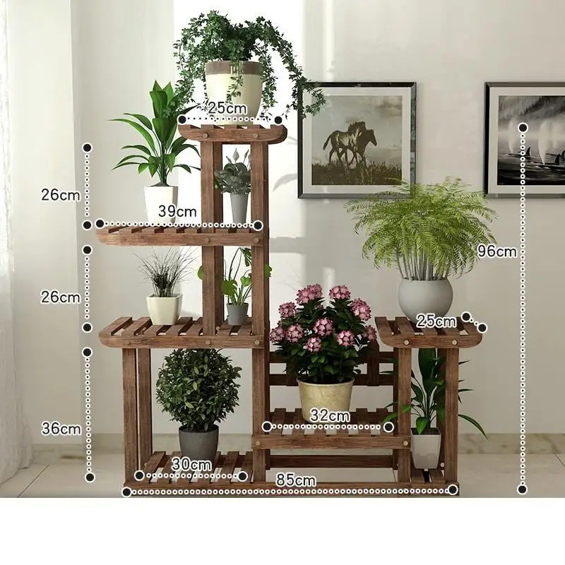 Pour Plante Estanteria Macetas Repisa Para Plantas plantenstandard полка Stojak Na Kwiaty открытый цветок Dekoration завод Стенд - Цвет: MODEL J