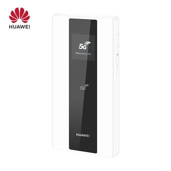 شراءهواوي 5G موبايل واي فاي E6878-870 جيب صغير واي فاي نقطة وصول نقطة اتصال 4000mAh بطارية 7nm 5G رقاقة Balong 5000 NSA/SA سهلة الإعداد