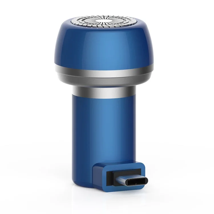 Портативная мини бритва USB для смартфона, для путешествий на открытом воздухе, бритва Micro-USB/type C/светильник, интерфейс электробритва