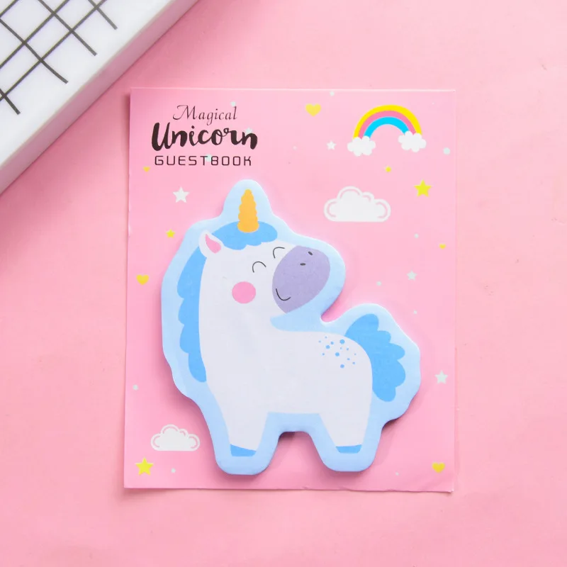 30 шт./компл. Kawaii Блокнот Единорог Стикеры для Заметок Post-it офисные школьные принадлежности, блокноты для художественного оформления ногтей, ручная работа креативные милые студенческие стационарный - Цвет: 7