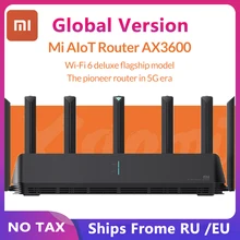 Маршрутизатор Xiaomi Mi AIoT AX3600 Wifi 6 двухдиапазонный 2976Mbs гигабитная скорость WPA3 шифрование безопасности сетка Wifi внешний усилитель сигнала