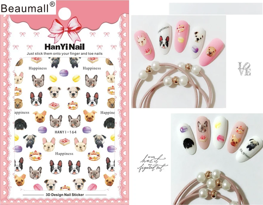 

Cartoon Patterns !Nails Art Manicure Back Glue Decal Decorations Design Nail Sticker For Nails Tips Beauty