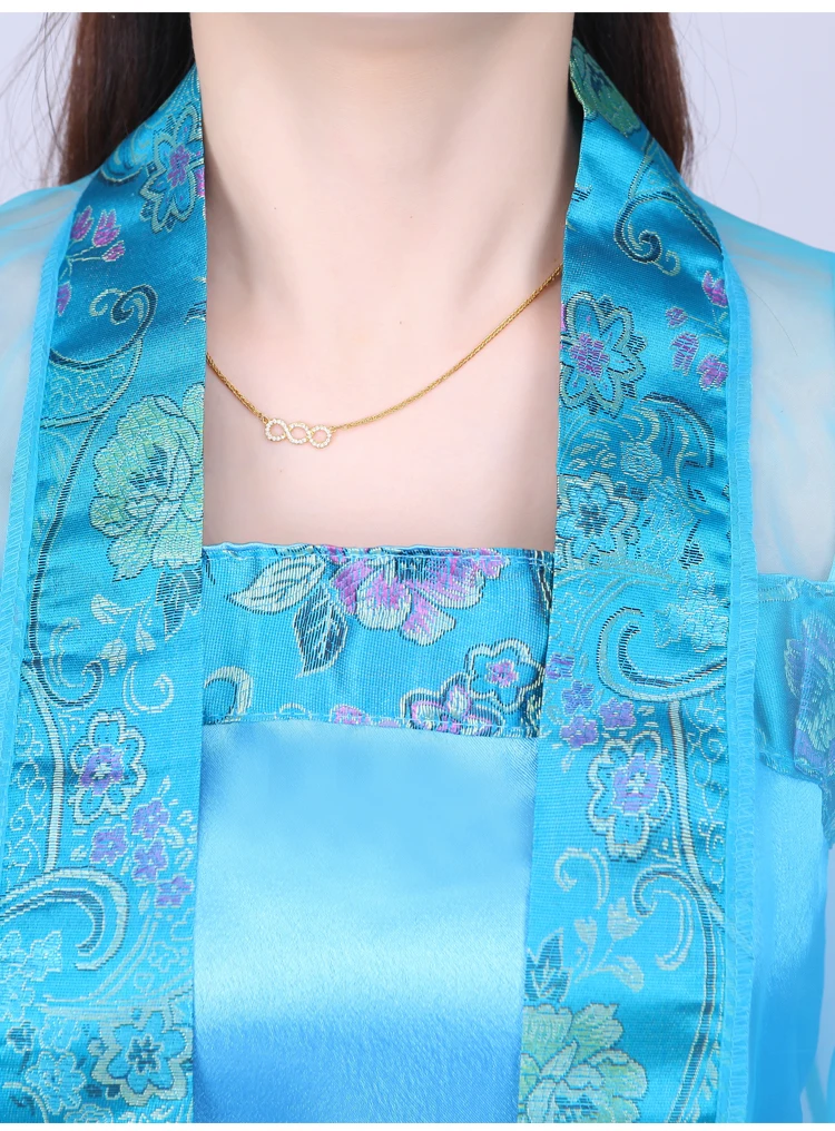 12 цветов, женское ретро платье Hanfu, традиционное китайское древнее классическое платье для танцев, элегантный Сказочный праздничный костюм для фотосъемки