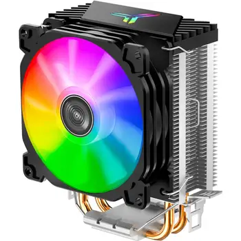 

Jonsbo CR1200 2 Heat Pipe Tower CPU Cooler 9cm Color Auto Lighting RGB 3Pin Cooling Fans Heatsink Support Intel LGA 775 AMD etc