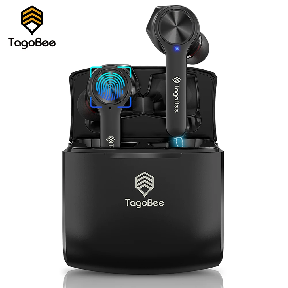 TagoBee T11 TWS Bluetooth Earphone Wireless  Stereo HiFi DSP Waterproof IPX5 With Microphone Charging Box Sports In-Ear Earphone